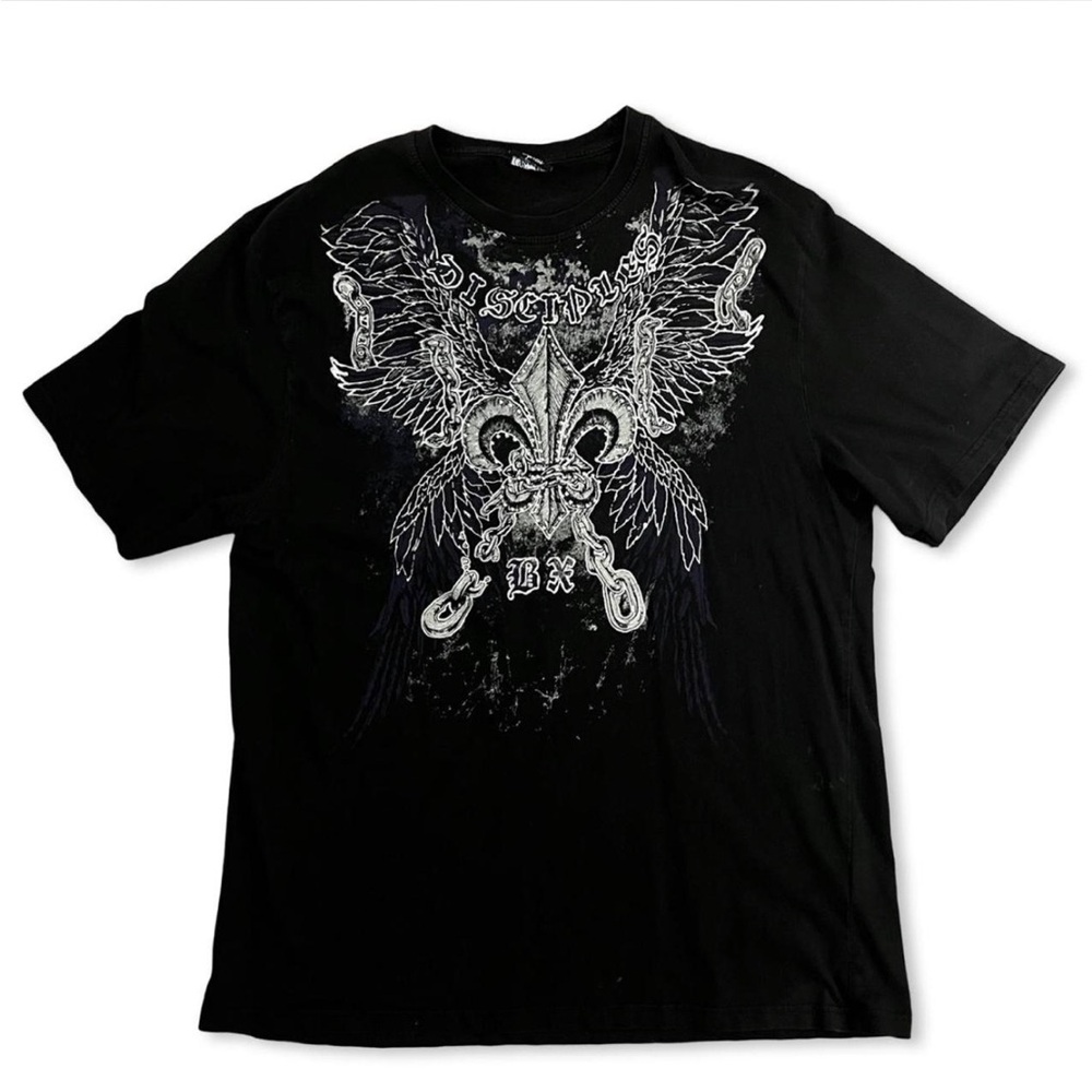 Black Metallic Brooklyn Xpress Graphic Tshirt